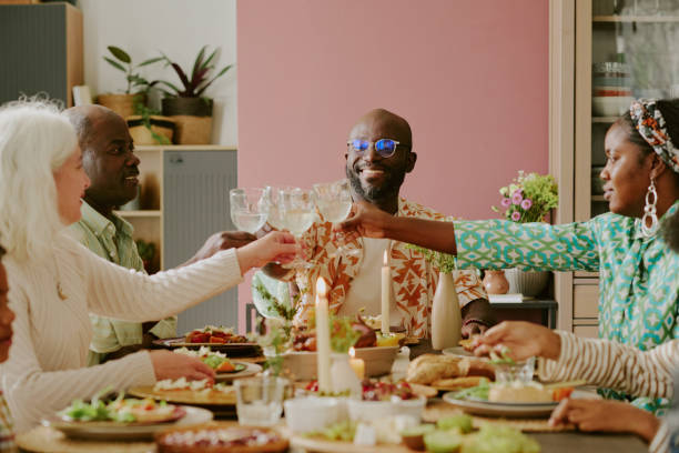 istock Family Clinking Glass 2193126170