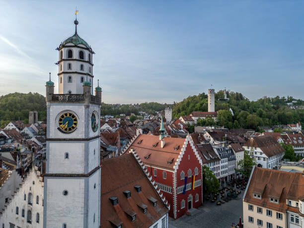 Wangen in Allgaeu old town.
