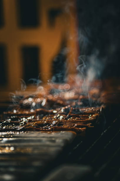 Vegetarian barbecue in the streets of Binondo Manila.