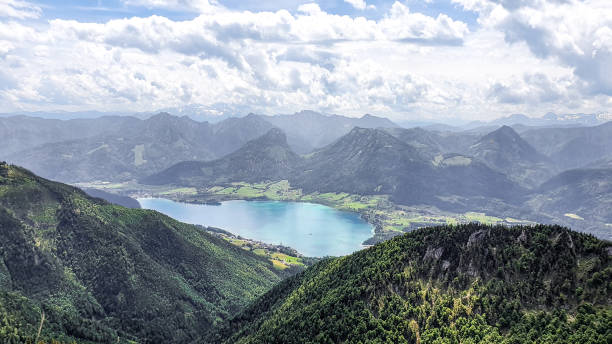 istock Salzkammergut, Austria: View over lake Wolfgang 2193129967