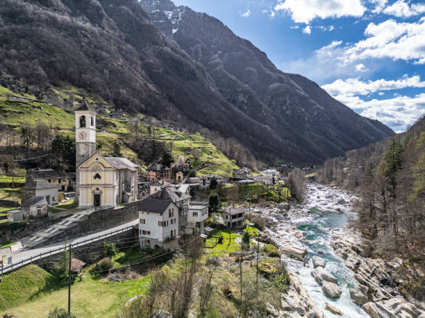istock Ticino, Switzerland: A village in the alpine Verzasca valley 2193132458