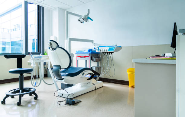 istock Dental office with dentist chair and tools 2193133282