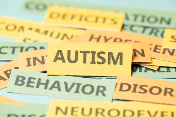 istock ASD autism neurodevelopmental spectrum disorder, deficits in social communication and interaction, brain with impairment, hypersensitivity and abnormalities 2193141469