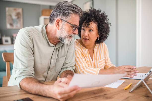 istock A multi-ethnic couple working on their monthly domestic finances 2193141840