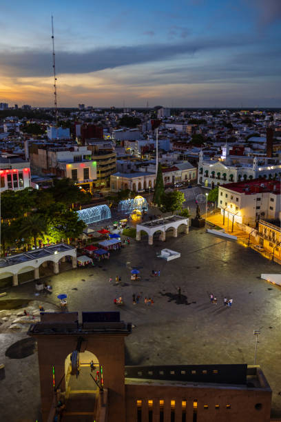 istock Villahermosa cityscape at sunset 2193146328