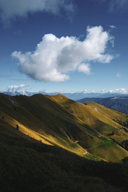 istock Moody sky over mountains in summer, Dolomites 2193150961
