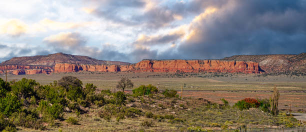 istock Panoramic view of a beautiful Mesa mountain landscape in New Mexico 2193152425