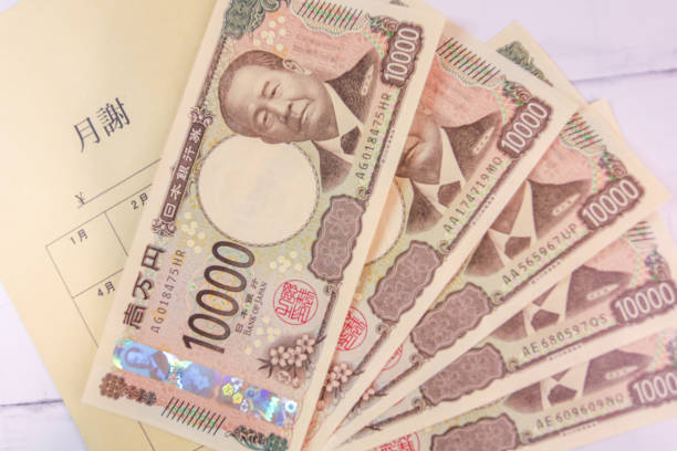 istock Japan's new 10,000 yen banknote and tuition envelope. 2193158393