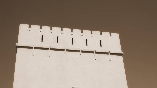 istock Tower Modern Architectural Closeup Sepia Urban Minimalist Historic Structure 2193165106