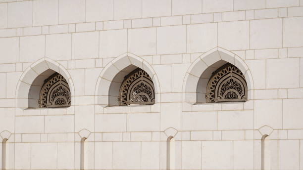istock Wall Elegant Architectural Detail Closeup Cream Beige Intricate Design 2193165893