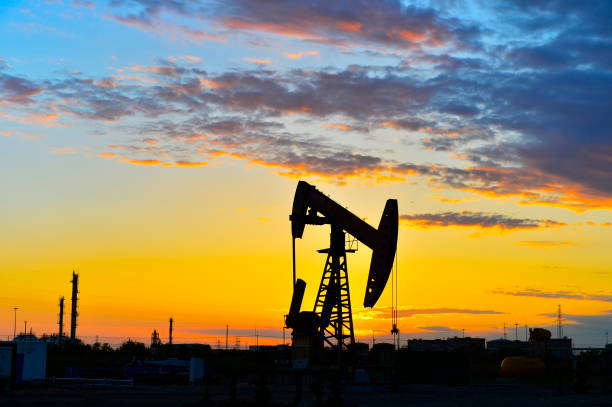 istock Oil pump industry equipment factory 2193170182