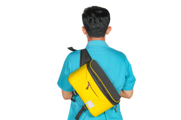 istock asian man wearing sling bag isolated on white background 2193176790