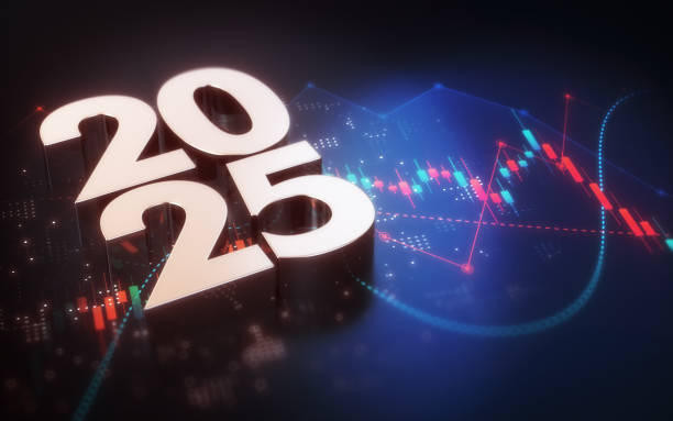 istock New Year 2025 Sitting on Business and Financial and Technical Data Chart 2193178584