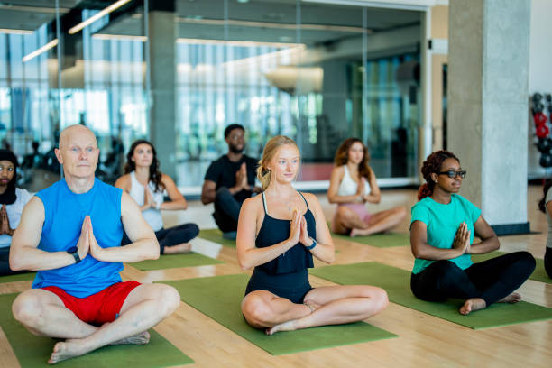 istock Adult Yoga Class 2193179785