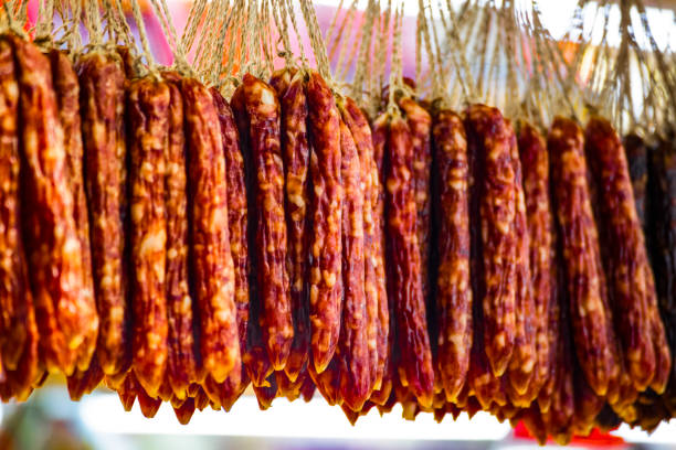 istock Fragrant Aroma: Mouthwatering Sausages 2193180558