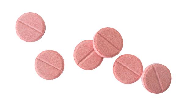 istock pink drug for pharmacy isolated element 2193182597