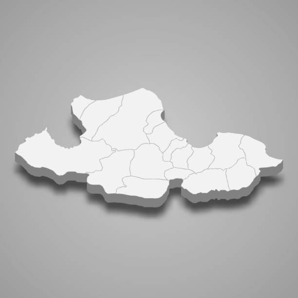 istock 3d isometric map of Samsun is a province of Turkey 2193185348