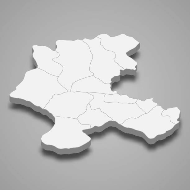 istock 3d isometric map of Malatya is a province of Turkey 2193185360