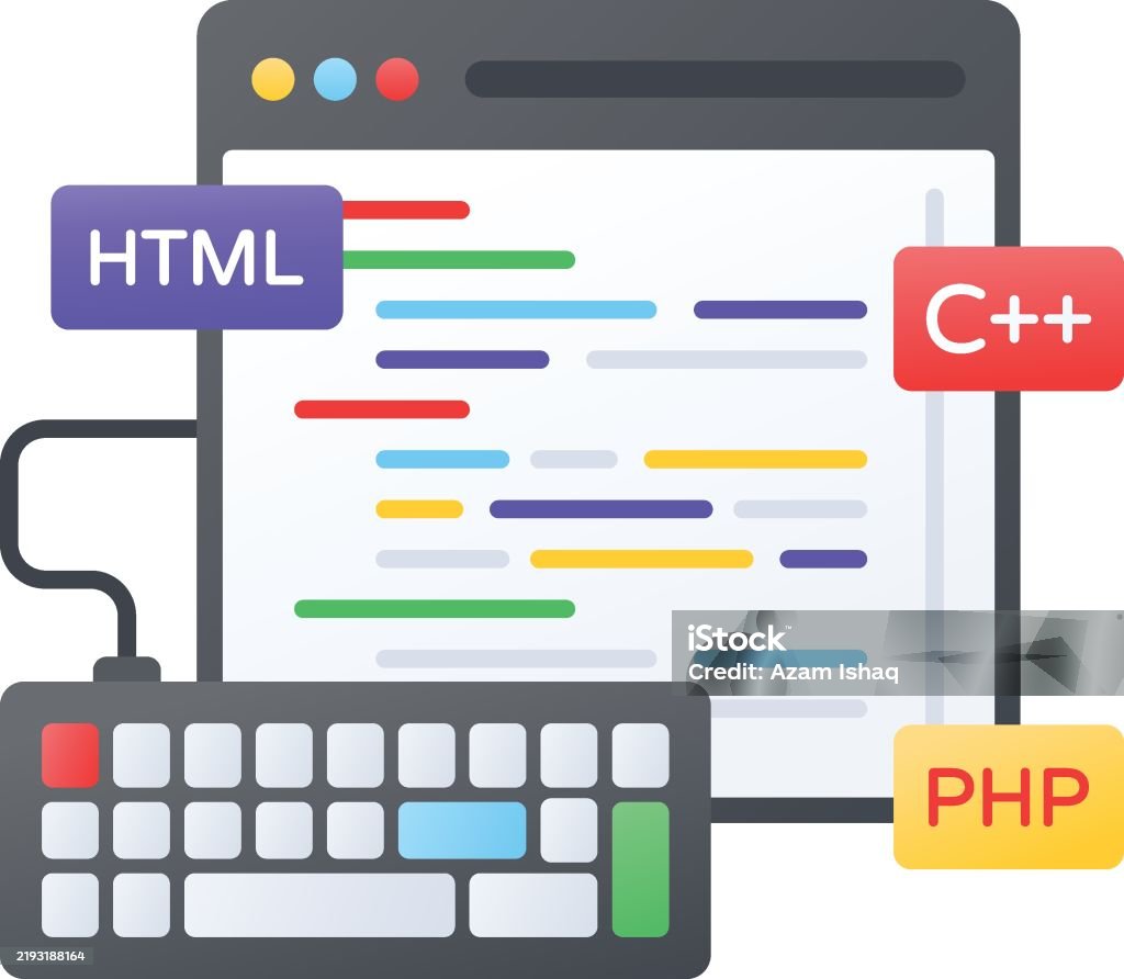 Machine Code In Ide Browser Based Ide Editor Concept Code Interpreted Connect With Keyboard ...