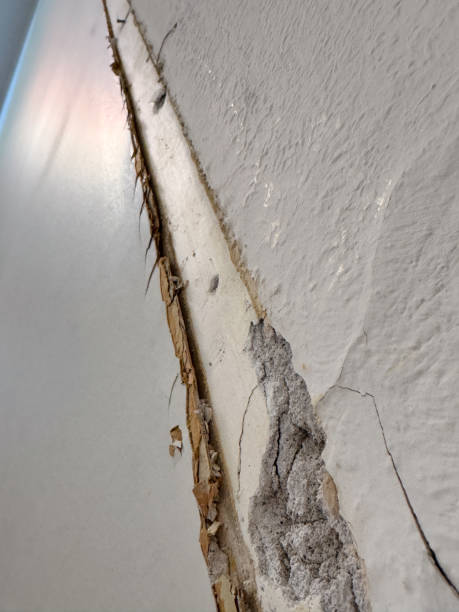 istock Lath and plaster wall damaged during renovation 2193196547