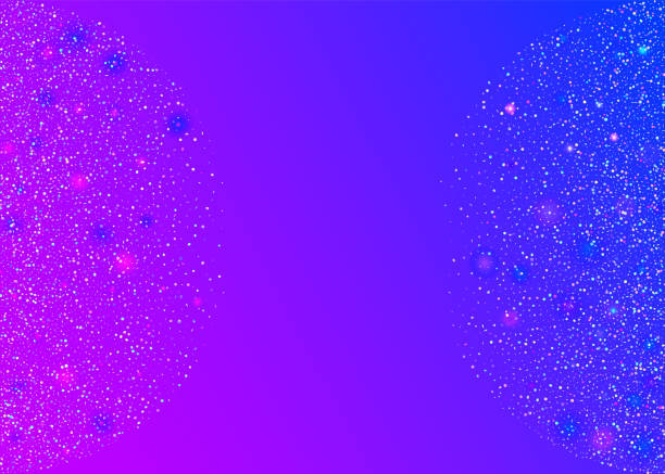 istock Party Burst. Cristal Dust. Hologram Effect. Disco Pattern. Modern Ribbon. Unicorn Paper. Happy Colourful Illustration. Blue Laser Confetti. Pink Party Burst 2193198300