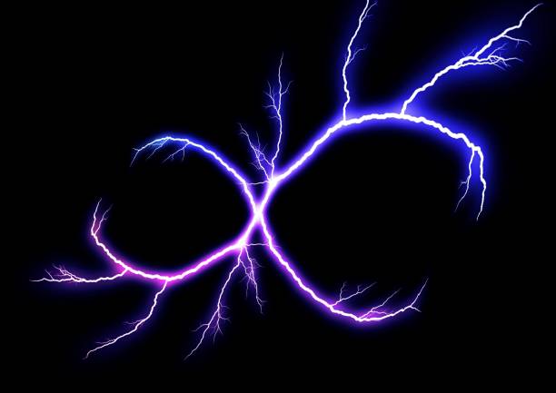 Plasma Light Electricity Energy - Colorful sphere of power and electromagnetic energy with interesting lightning-like bolts. Colorful and vibrant mesmerizing patterns.