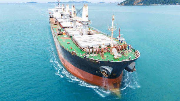 istock Cargo Ship was pulling by Tugboat go to Maintenance port. cargo ship import export to customers sea port. export shipping industry freight and transportation logistics concept 2193201659
