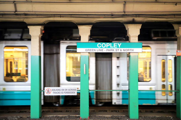 Boston MBTA Green Line Copley Station