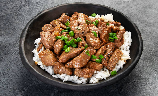 istock Bulgogi with meat and rice 2193206323
