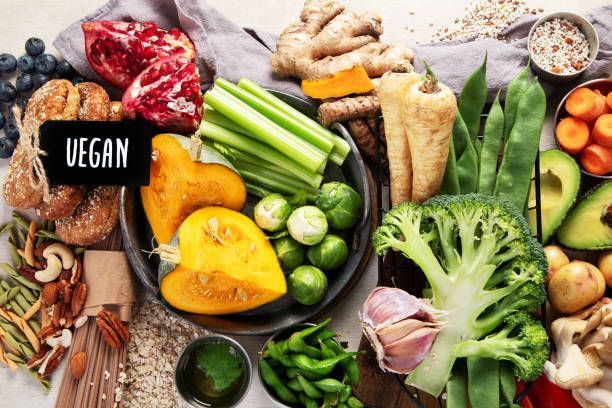 istock Vegan food cooking ingredients. 2193206738