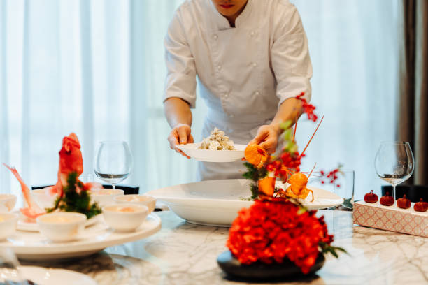 istock Chef proudly presenting the lobster. 2193214595