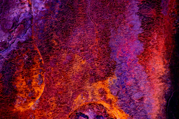 Vibrant Abstract Texture with Rich Red and Purple Hues