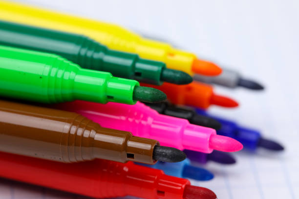 istock Group of coloured felt tip pens 2193222997
