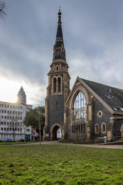 istock Small old church Christuskirche Christus-Immanuel Frankfurt am Main 2193223365