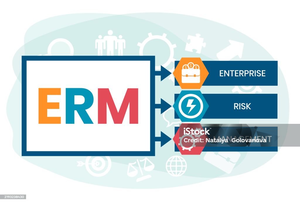 Erm Vs Project Risk Management Erm Enterprise Risk Management Stock Illustration - Download Image Now ...