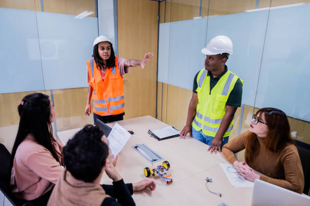 istock Engineers and business people doing a meeting on the office 2193242156