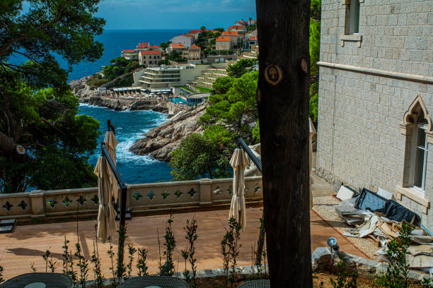 The walled city of Dubrovnik in Croatia Europe