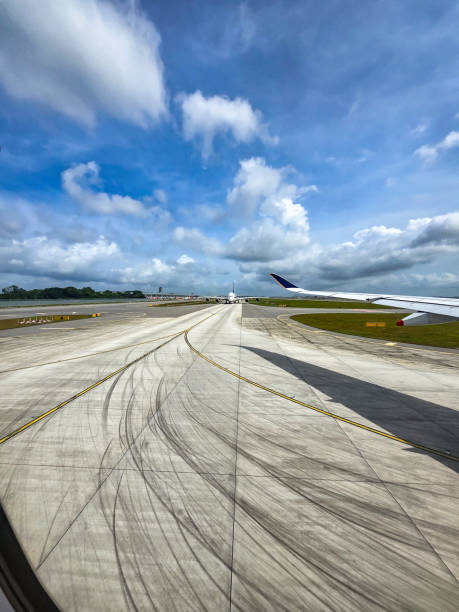istock Busy airport at Singapore while take off to Melbourne 2193253482