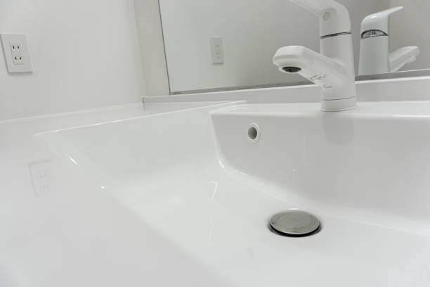 New washbasin in a new house
