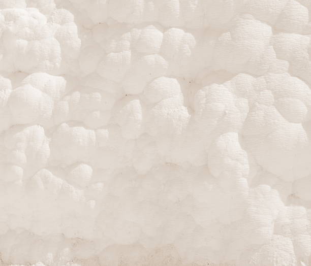 istock Surface Textured Mineral Close-Up White Soft Natural Background 2193257249