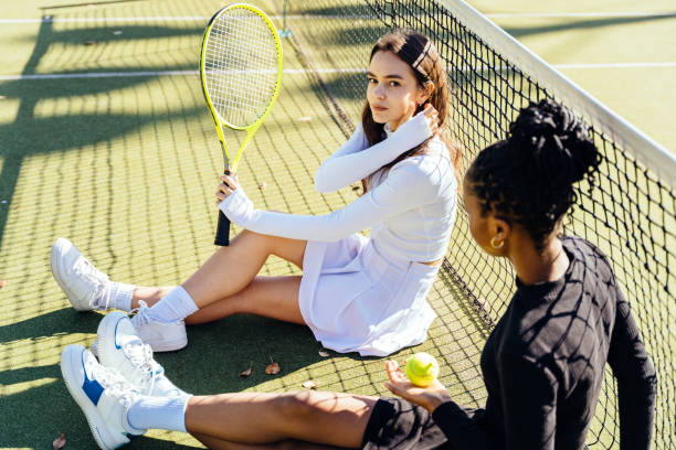 istock Sport activity, tennis training, competition concept. 2193257679