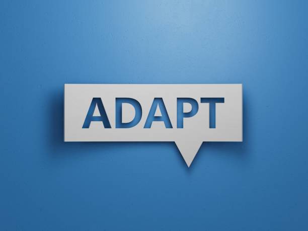 istock Adapt symbol. The concept word 'adapt' on Speech Bubble. Business, adaptation and adapt concept.Business Concept.3D rendering on blue background. 2193265256