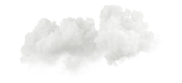 istock Stratosphere white clouds realistic cutout white backgrounds 3d illustration 2193265327