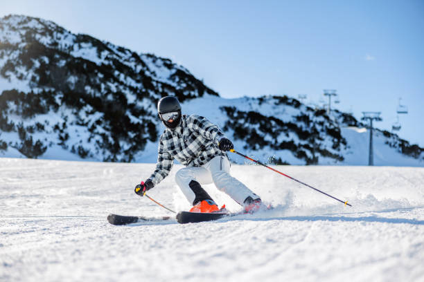 istock Asian Man Skiing in the European Alps 2193268031