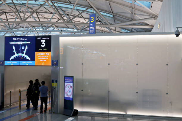 istock In front of the security gate at the airport 2193272527