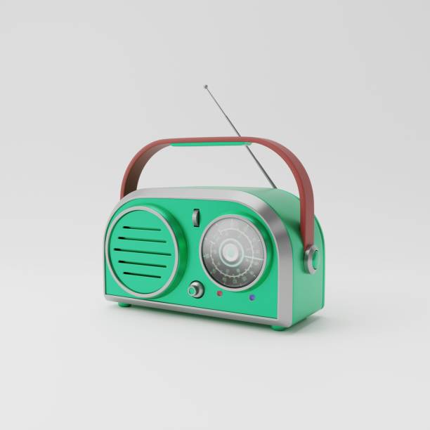 istock 3D retro radio icons. 2193275612
