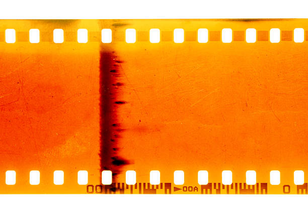istock Dusty and grungy 35mm film texture or surface 2193277344