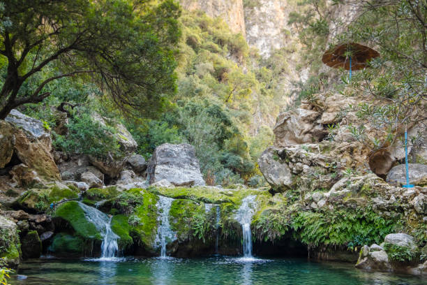 istock Beautiful Waterfalls Akchour in Chefchaouen, Morocco 2193281295