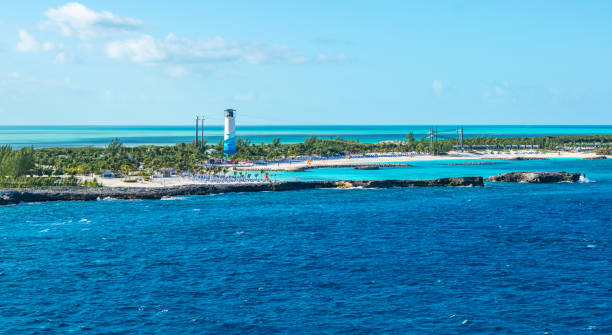 istock Panoramic view of Great Stirrup Cay Island, The Bahamas. 2193296131