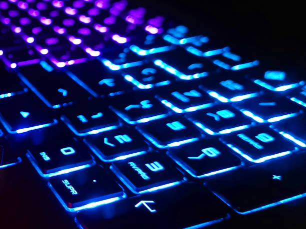 istock Closeup of a computer gamer keyboard 2193306790